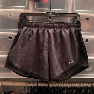 Womens Nike Classic Running Track Shorts pockets